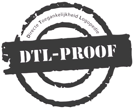 Logo DTL-proof, Directe Toegankelijkheid Logopedie